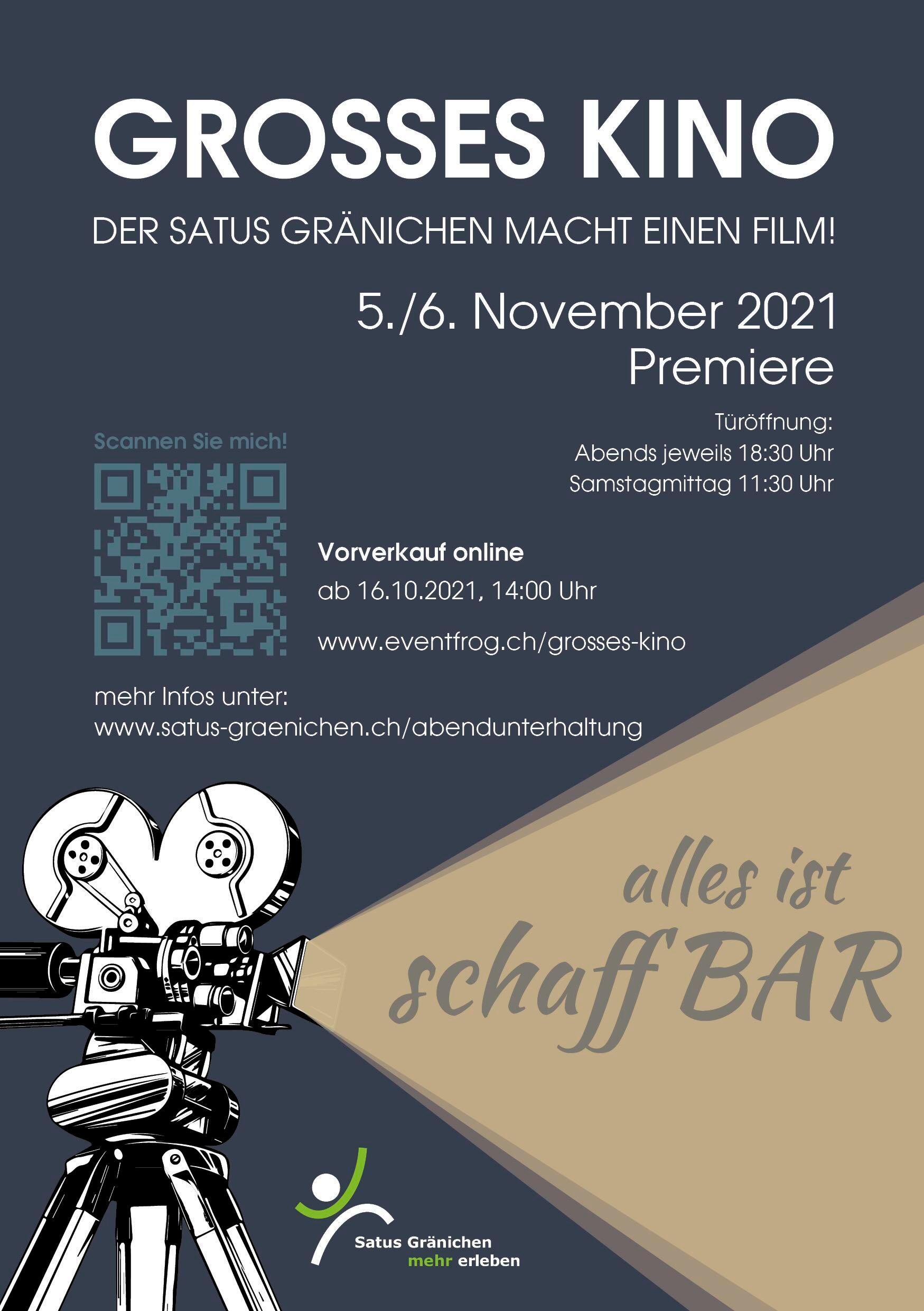 Grosses Kino - SATUS - Schweizer Arbeiter-, Turn- und Sportverband